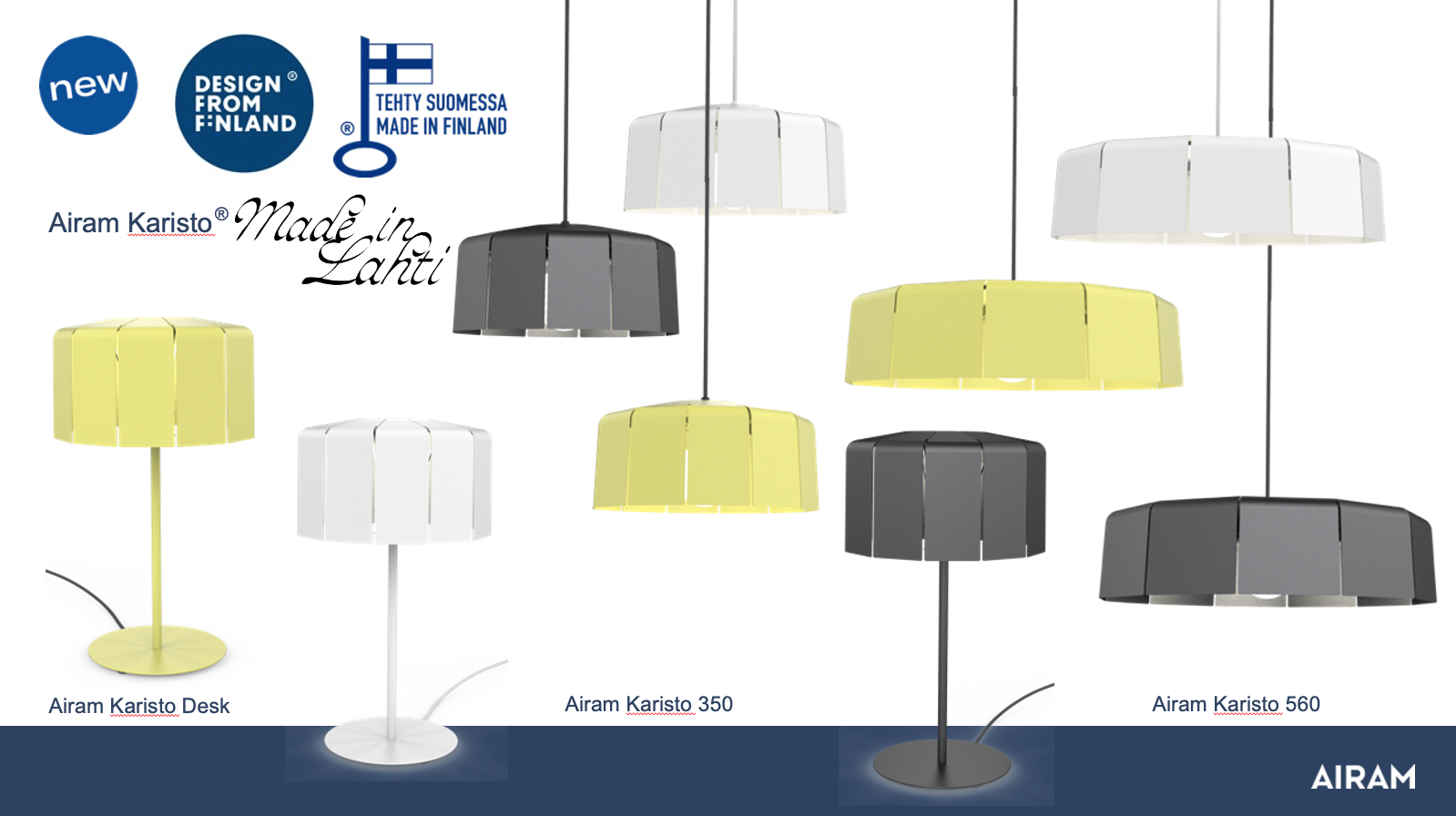 Airam Karisto -tuoteperhe