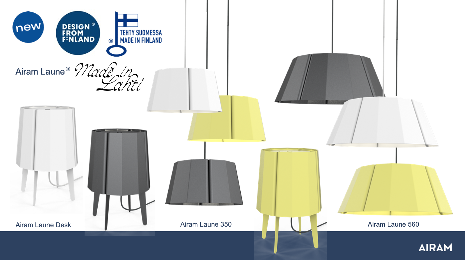 Airam Laune -tuoteperhe.